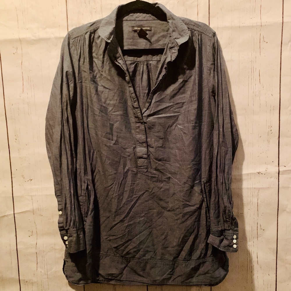 Chelsea and Theodore denim blouse